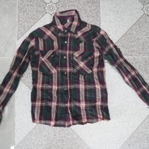 VL002 អាវក្រឡាការ៉ូស្រីប្រុស